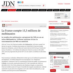 La France compte 15,5 millions de mobinautes