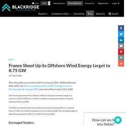 France Shoot Up its Offshore Wind Energy target to 8.75 GW