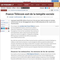 France Télécom sort de la tempête sociale
