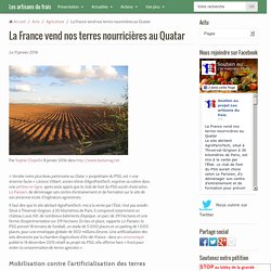 La France vend nos terres nourricières au Quatar