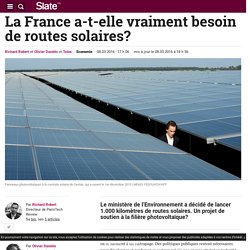 La France a-t-elle vraiment besoin de routes solaires?