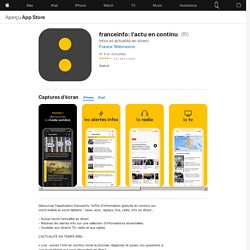 ‎franceinfo: l'actu en continu dans l’App Store