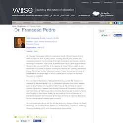 Dr. Francesc Pedro