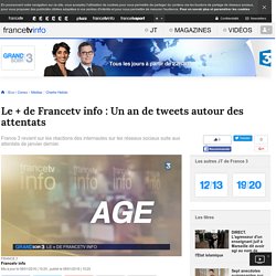 Le + de Francetv info : Un an de tweets autour des attentats