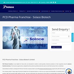 PCD Pharma Franchise India
