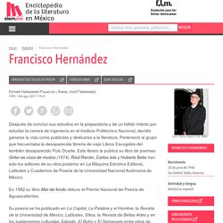 Francisco Hernández - Detalle del autor