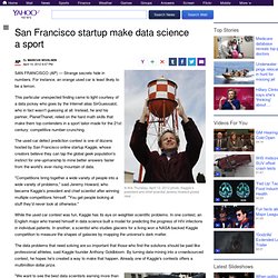 San Francisco startup make data science a sport