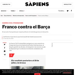 Franco contra el Barça