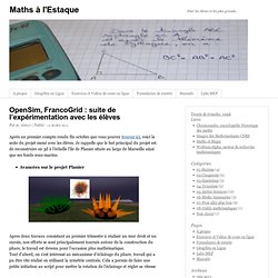 OpenSim, FrancoGrid : suite de l’expérimentation avec les élèves