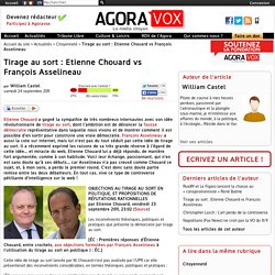 Tirage au sort : Etienne Chouard vs François Asselineau