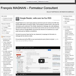 Google Reader - François MAGNAN