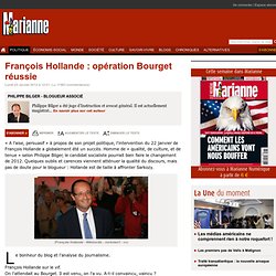 François Hollande : opération Bourget réussie