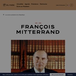 François Mitterrand - elysee.fr