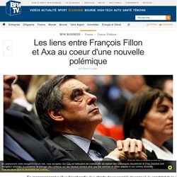 Les liens entre François Fillon et Axa au coeur d'une nouvelle polémique