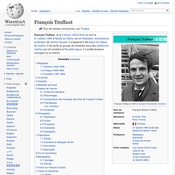 Wikipédia - François Truffaut -