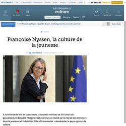 Françoise Nyssen, la culture de la jeunesse