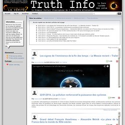 Truth Info - Le 1er Portail Francophone De l'Actualité Alternative Temps Réel