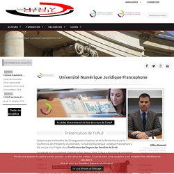 Université Numérique Juridique Francophone - Portail Universitaire du droit