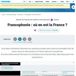Apprendre le français avec TV5MONDE