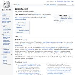 Frank Castorf - Wikipedia