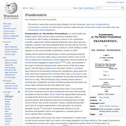 Frankenstein Wikipedia