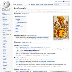 Frankenstein Wikipédia