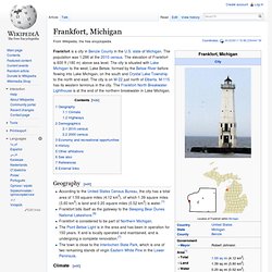 Frankfort, Michigan