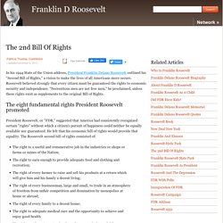 Franklin D Roosevelt Second Bill Of Rights