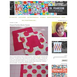 Original Paintbox Blocks Tutorial