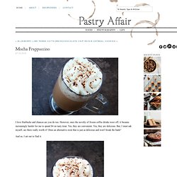 The Pastry Affair - Home - Mocha Frappuccino