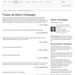 Frases de Martin Heidegger