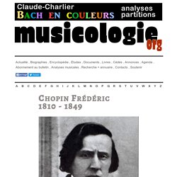 Frédéric Chopin (1810-1849) - musicologie.org