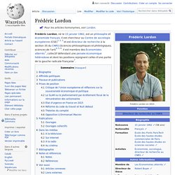 Frédéric Lordon