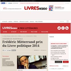 Frédéric Mitterrand prix du Livre politique 2014