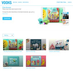 Free Access - Vooks, animated story books.