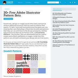 30+ Free Adobe Illustrator Pattern Sets