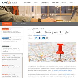 Free Advertising on Google