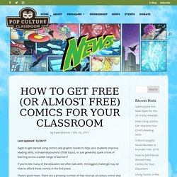 How to Get Free (or Almost Free) Comics for Your Classroom