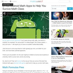 6 Free Android Math Apps to Help You Survive Math Class
