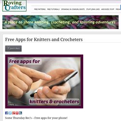 Free Apps for Knitters and Crocheters