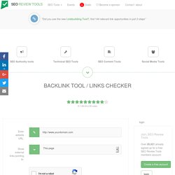 (NEW!) Free Backlink Checker - Backlink Tool / Links Checker