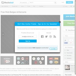 Free Web Badges & Elements