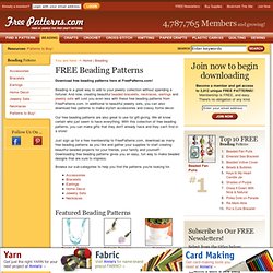 Free Beading Patterns - Free Jewelry Patterns