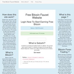 Free Bitcoin Faucet Website