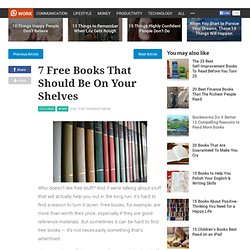 7 Free Books That Should Be On Your Shelves - Stepcase Lifehack