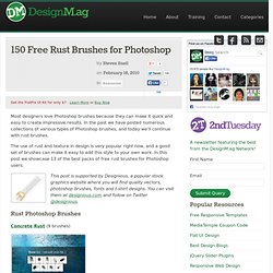 150 Free Rust Brushes for Photoshop