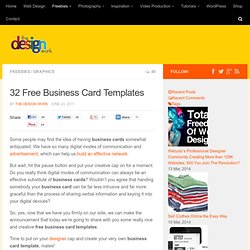 32 Free Business Card Templates