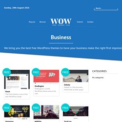 14+ Free Business WordPress Themes in 2016