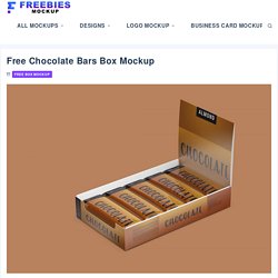 Free Chocolate Bars Box Mockup - Freebies Mockup