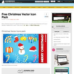 Free Christmas Vector Icon Pack